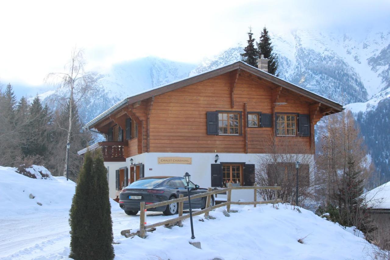 Chalet Charming Grächen Exterior foto